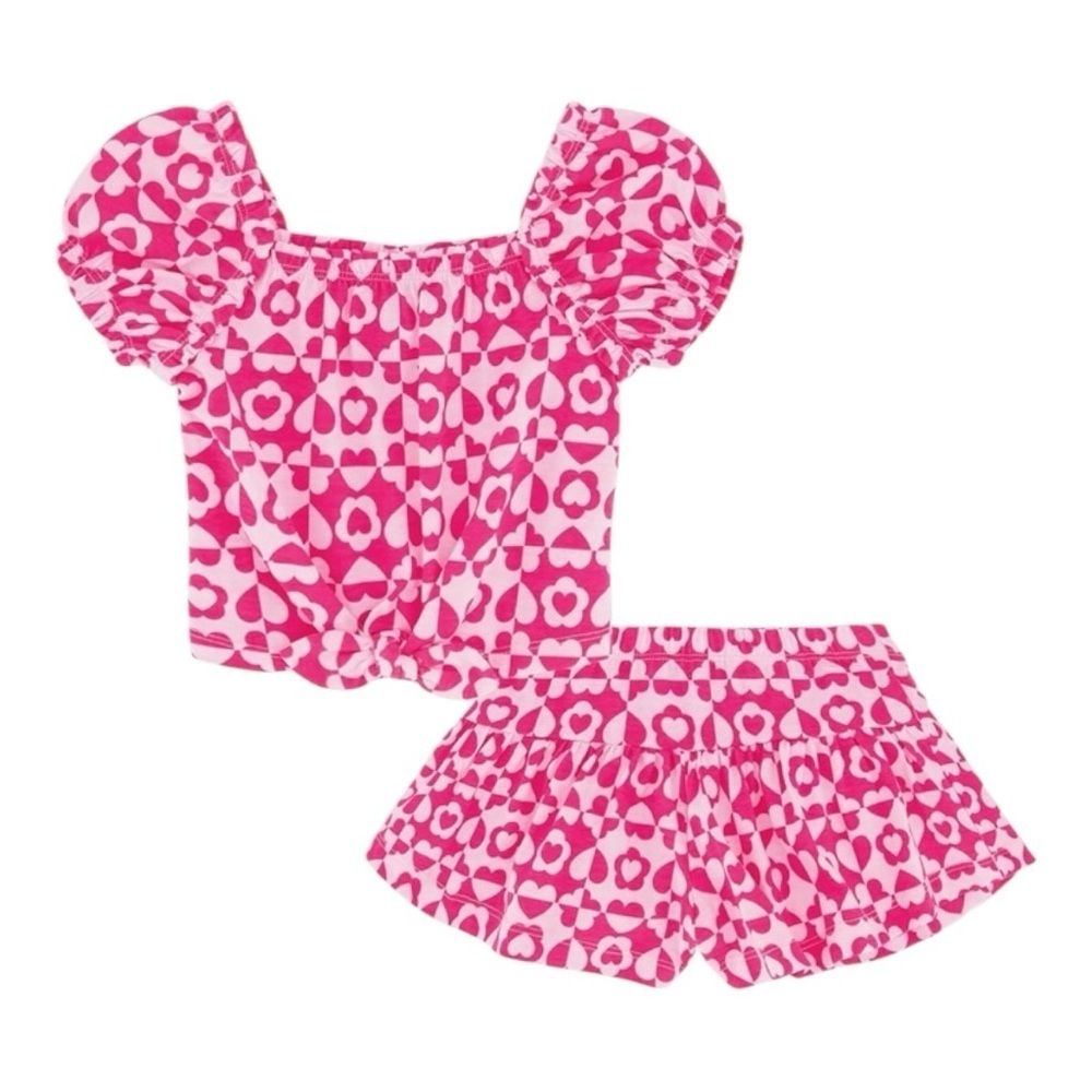 NWT-KIDS HEADQUARTERS-TOP ABD SKIRT SET -SIZE 3T